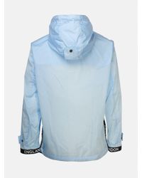 light blue burberry jacket