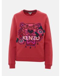 felpa kenzo donna rossa