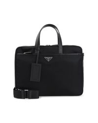 Prada Black Re-Nylon Briefcase