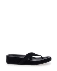 Phoebe Philo White Round Flip Flop