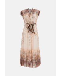 Zimmermann Pink Alchemy Flutter Dress