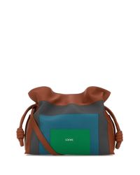 Loewe Nappa Leather X Josef And Anni Albers Medium Flamenco Clutch
