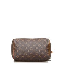 Brown Louis Vuitton Monogram Speedy 25 Boston Bag