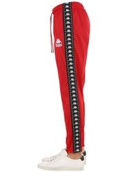 Kappa Red Authentic Anac Sweatpants for men