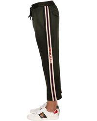 Pantaloni Jogging In Acetato da Uomo di Gucci in Nero | Lyst
