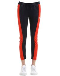 Adidas Originals Osaka Archive Track Pants In Navy Orange Blue Lyst