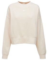 crewneck nike beige