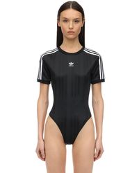 Body Stretch Con Logo adidas Originals de color Negro | Lyst