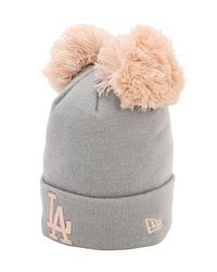 dodgers beanie with pom