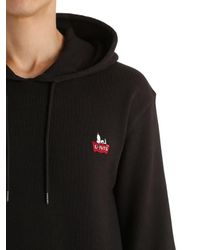 Levi's Snoopy Hooded Cotton Sweatshirt in Black for Men - Lyst