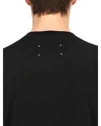 Maison Margiela Kiss Print Cotton Jersey T-shirt in Black for Men - Lyst