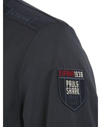 Maan Verslagen Hen Paul & Shark Synthetic "kipawa" Nylon Bomber Jacket in Navy (Black) for Men  - Lyst