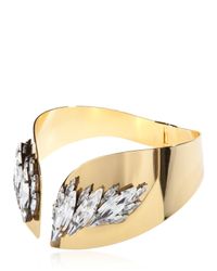 Ellen Conde | Metallic Necklace With Swarovski Crystals | Lyst