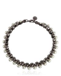 Ellen Conde Black Choker With Swarovski
