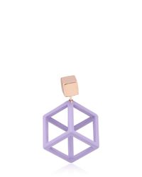 Caterina Zangrando | Purple Jason Mono Earring | Lyst