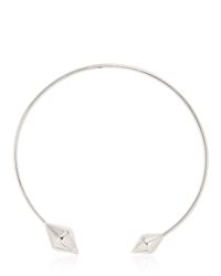 Lara Bohinc | Metallic Double Eye Choker | Lyst