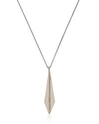 Maxime Llorens | Black Arrow Pendant Necklace | Lyst