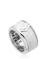 Marco Ta Moko | Metallic Italia Howlite Ring | Lyst