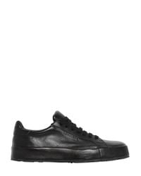 Jil Sander | Black 10mm Leather Covered Sneakers | Lyst