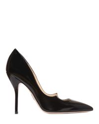Paul Andrew | Black 105mm Zenadia Brushed Leather Pumps | Lyst