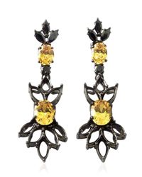 Iosselliani Black All That Jewelry! Demi Hollow Earrings