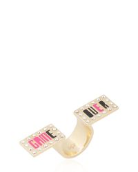 Maria Francesca Pepe | Metallic Video Games Ring | Lyst