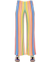 Missoni | Multicolor Vertical Stripes Viscose Knit Pants | Lyst