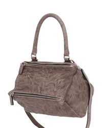 Givenchy | Brown Small Pandora Washed Leather Shoulder Bag | Lyst