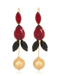 Marni | Black Crystal Earrings | Lyst
