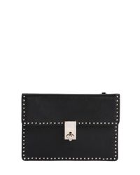 Valentino Black Mini Micro Studded Leather Shoulder Bag