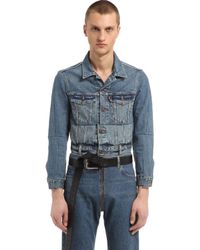 cropped denim jacket men