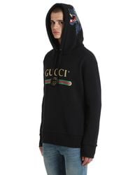 Gucci hoodie with wolf on hood Clearance