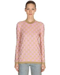 Pink and gold sweater Clearance