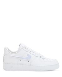 Nike Leather Air Force 1-100 Changeable Logo Sneakers in White | Lyst
