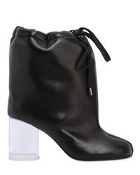 Maison Margiela Black 80mm Tabi Oversize Coated Neoprene Boots