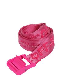 fuchsia off white belt