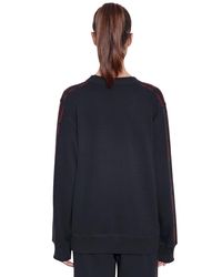 Sweat-shirt en jacquard de coton "aw" Alexander Wang en coloris Black