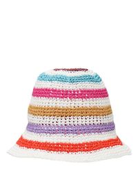 Cappello In Rafia A Uncinetto di Missoni in Bianco | Lyst