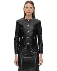 gucci crocodile jacket