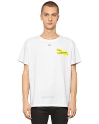 off white fire t shirt