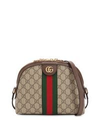 Gucci Brown Ophidia Gg Supreme Shoulder Bag