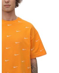 t shirt nike orange homme