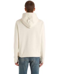 Felpa In Cotone Con Cappuccio di Gucci in Natural da Uomo