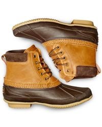 Tommy Hilfiger Rubber Men's Casey Waterproof Duck Only At Macy's in Cognac (Gray) for Men - Lyst