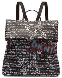 dkny 10018 logo backpack