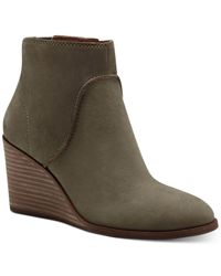 lucky brand yamina wedge bootie