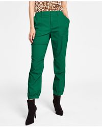 INC International Concepts Green Cropped Cargo Pants, Created For Macy's