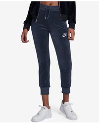 nike women's velour pants