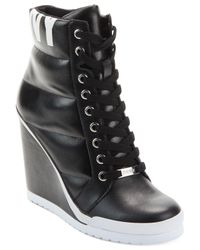 DKNY High-top sneakers for Women - Up to 43% off at Lyst.com