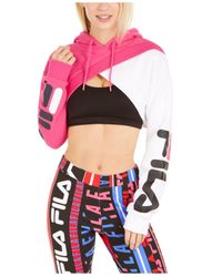 black and white fila hoodie